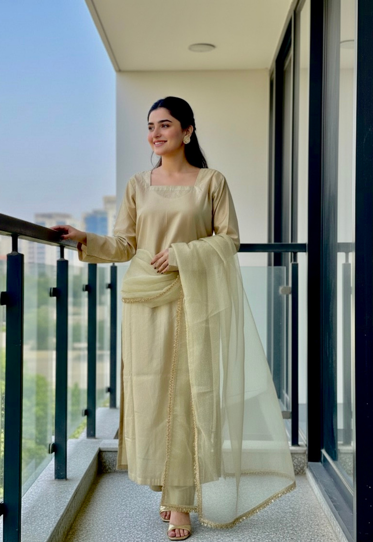 Celeste Gold Silk